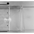 Chậu Rửa Chén Inox 1 Hộc Có Bàn Caesar KSH21H082SX