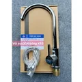 Vòi rửa bát inox nóng lạnh cần xoay bi Kagol K63