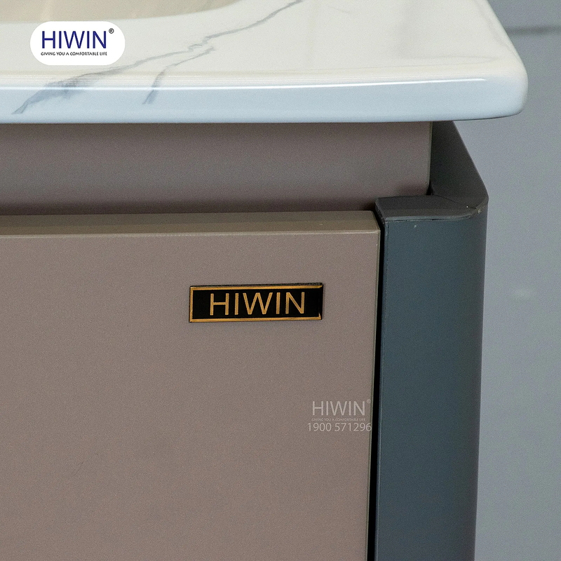 Bộ tủ chậu Lavabo màu xám nhạt Hiwin YS-2627