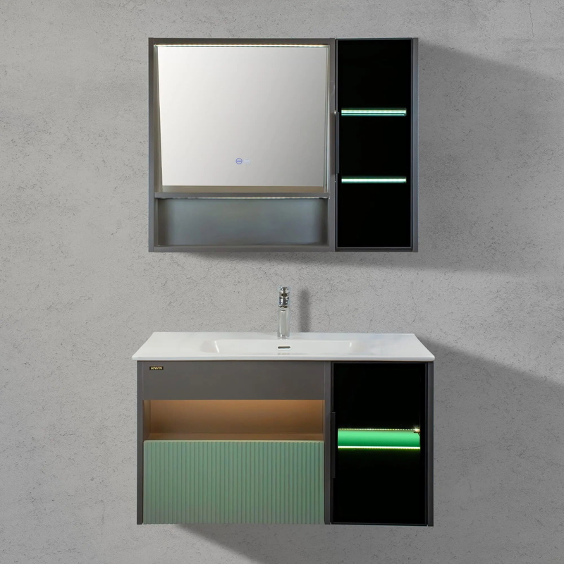 Bộ tủ chậu Lavabo nhựa PVC Hiwin YP-1473