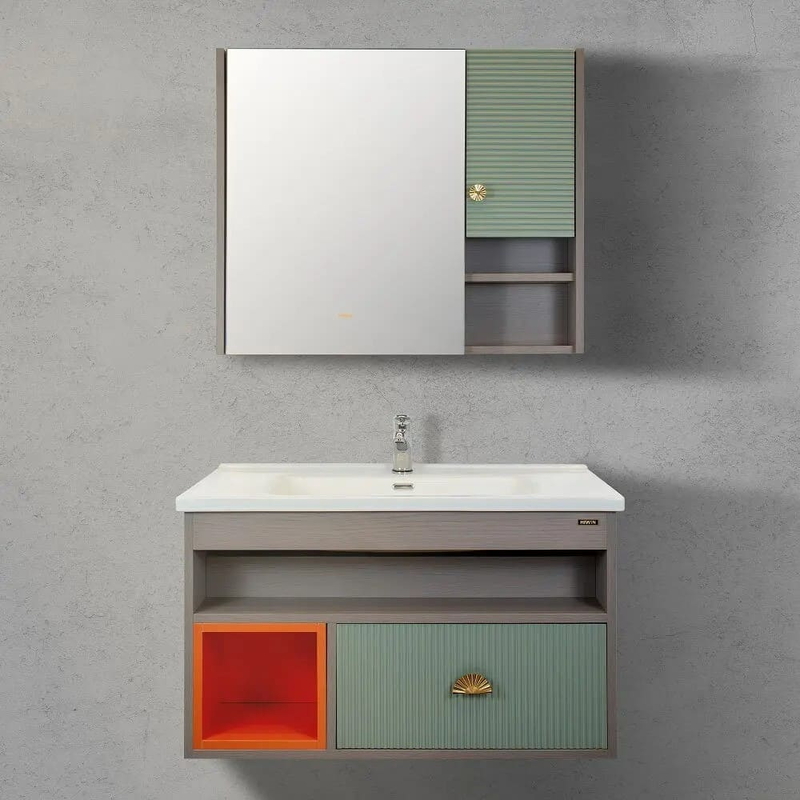 Bộ tủ chậu Lavabo nhựa PVC Hiwin YS-2634