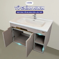 Bộ tủ chậu Lavabo nhựa PVC Hiwin YS-2630