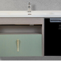 Bộ tủ chậu Lavabo Plywood treo tường hiện đại Hiwin YS-2633