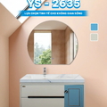 Bộ tủ chậu Lavabo nhựa PVC Hiwin YS-2635