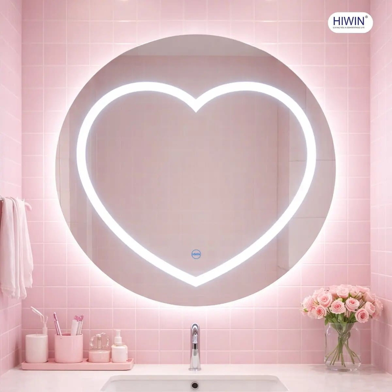 Gương đèn led hình trái tim Hiwin M-C6060LH-H