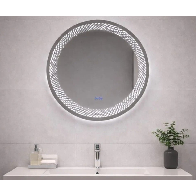 Gương tròn led cảm ứng Hiwin M-C6565LD-H