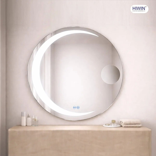 Gương led treo tường tích hợp gương phóng to X3 Hiwin M-C8080LDM3X-H