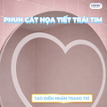 Gương đèn led hình trái tim Hiwin M-C6060LH-H