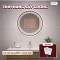 Gương tròn led cảm ứng Hiwin M-C6565LD-H