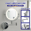 Gương cạo râu gương trang điểm hai mặt Hiwin J-008-2