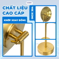 Gương cạo râu gương trang điểm để bàn màu vàng xước Hiwin J-088