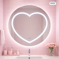 Gương đèn led hình trái tim Hiwin M-C6060LH-H