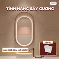 Gương soi nhà tắm khung Inox Hiwin M-E4076LD-GW