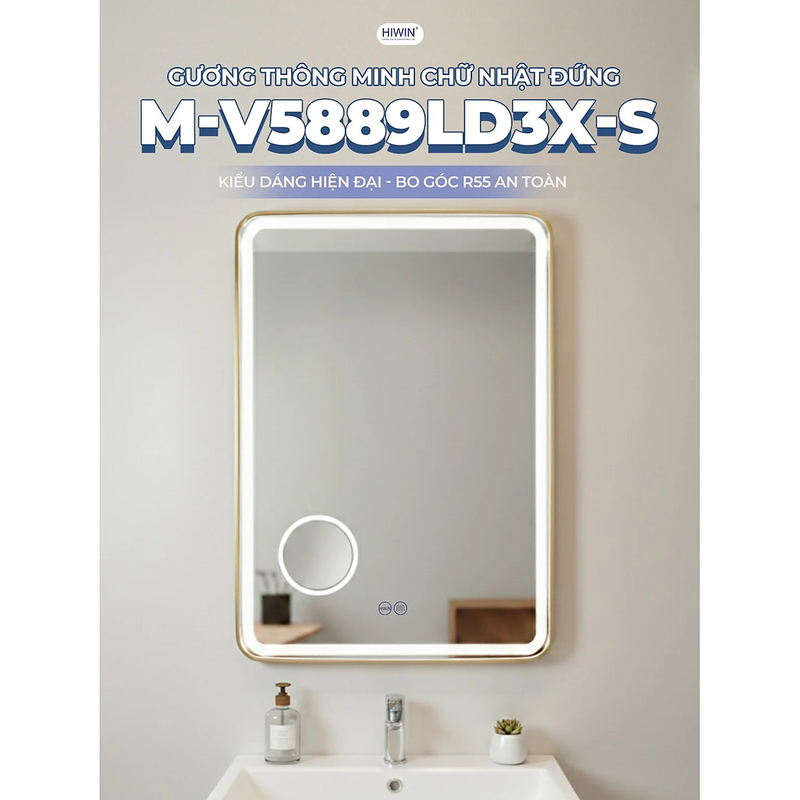 Gương cảm ứng phóng đại 3X Hiwin M-V5889LD3X-S