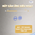 Gương đèn led cảm ứng chữ nhật Hiwin M-R4969LD-W