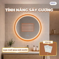 Gương tròn đèn led cảm ứng Hiwin M-C6060LD-W