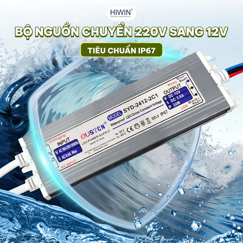 Gương thông minh hình chữ nhật đứng khung inox vàng xước Hiwin M-V8060LD-P