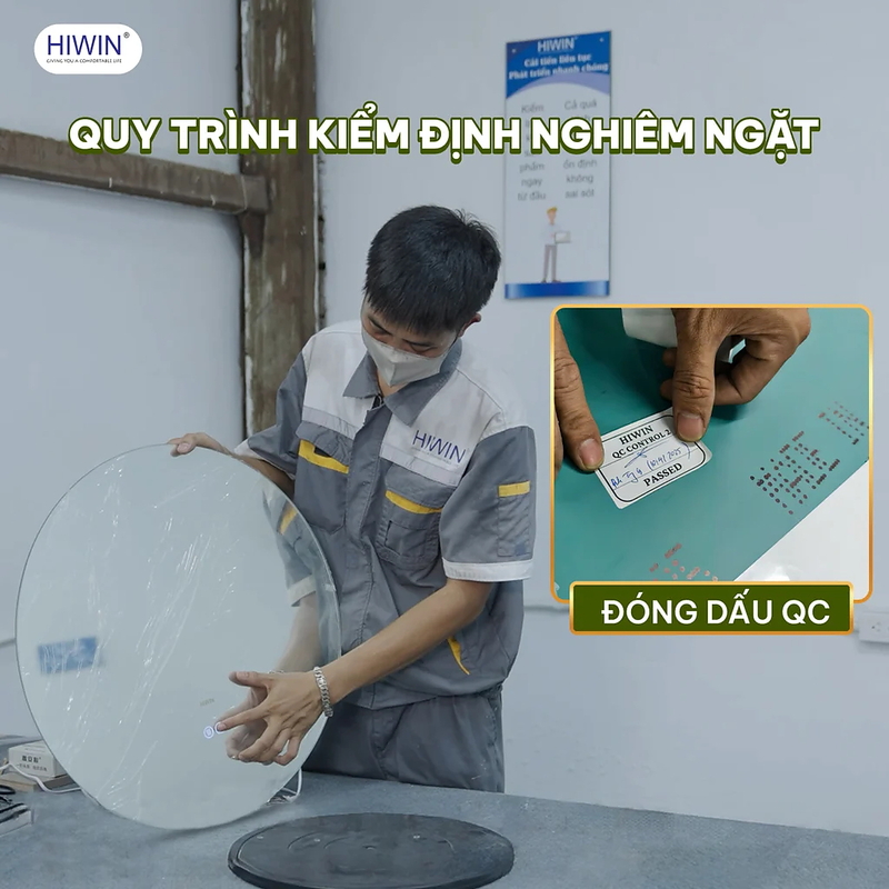 Gương thông minh hình elep Hiwin M-O6080LD-H