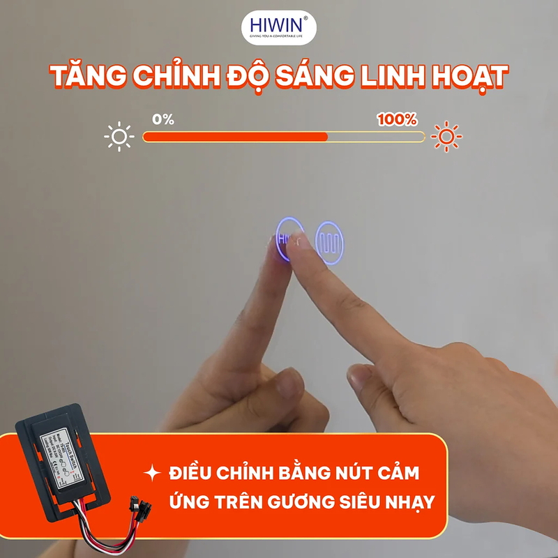Gương thông minh hình gấu Hiwin M-BR14266LD-H