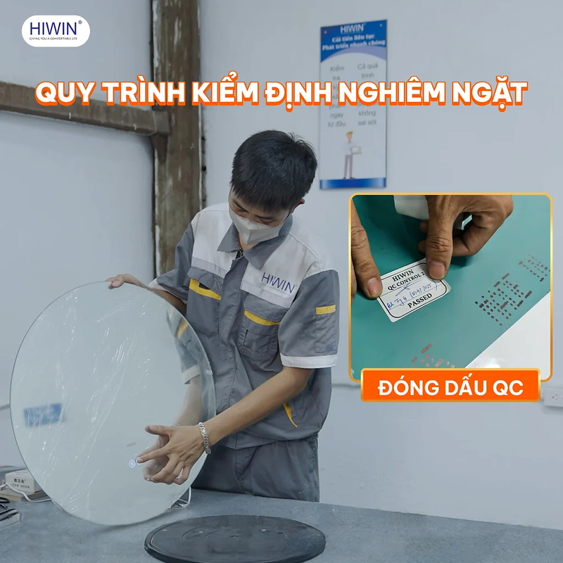 Gương thông minh hình oval Hiwin M-805