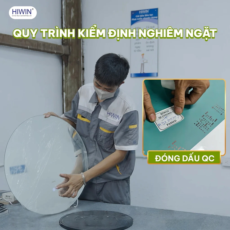 Gương thông minh sấy chống nước Hiwin M-C420LD