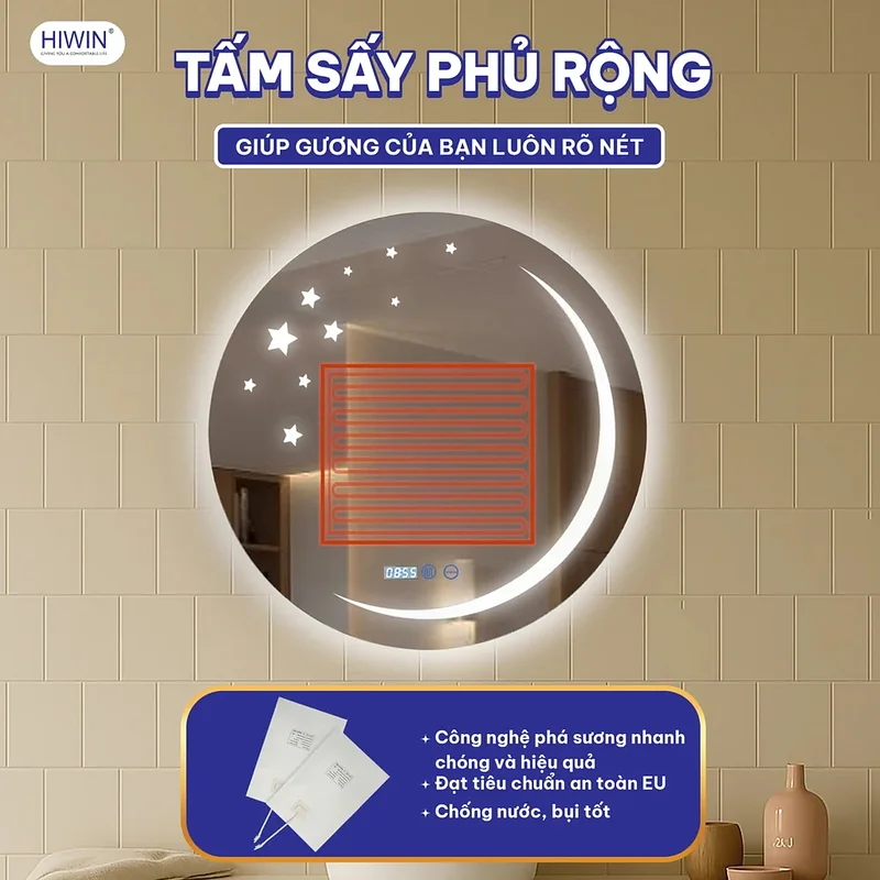 Gương Đèn LED Cảm Ứng Hiwin M-C7070LDS-H