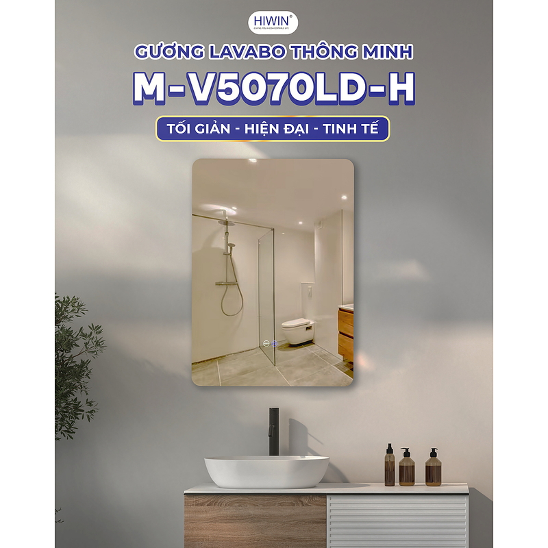 Gương thông minh hình chữ nhật Hiwin M-V5070LD-H