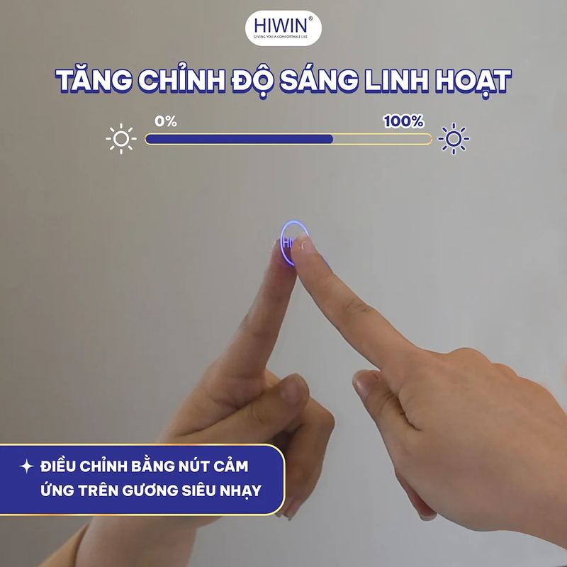 Gương thông minh hình Hello Kitty dễ thương Hiwin M-KT8090L-H