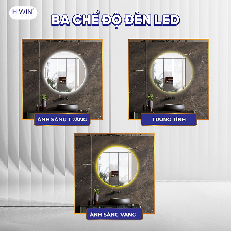 Gương thông minh hình tròn cao cấp Hiwin M-C6060LD-H
