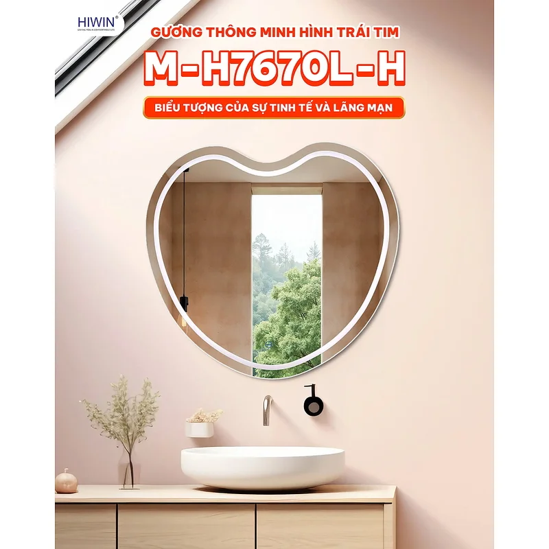 Gương Đèn LED Cảm Ứng Hình Tròn Hiwin M-H7670L-H