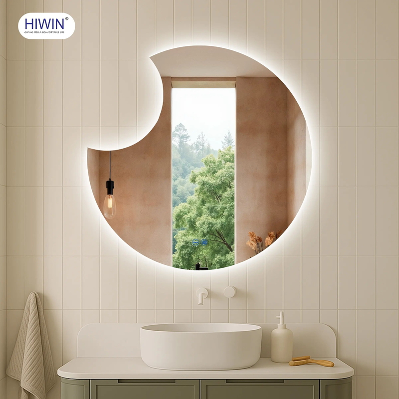 Gương thông minh hình tròn khuyết độc đáo Hiwin M-CC8040LD-H