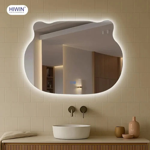 Gương Đèn LED Cảm Ứng Hình Gấu Hiwin M-BR8060LD-H
