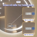 Gương thông minh hiện thị nhiệt độ và thời gian Hiwin M-C7070LDS-H