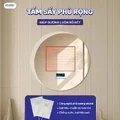 Gương Đèn LED Cảm Ứng Bluetooth Hình Tròn Hiwin M-C6060LDBS-H