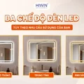 Gương Đèn LED Cảm Ứng Hiwin M-R6080LD-H