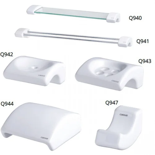 Bộ phụ kiện phòng tắm 6 món sứ  Caesar Q940A6