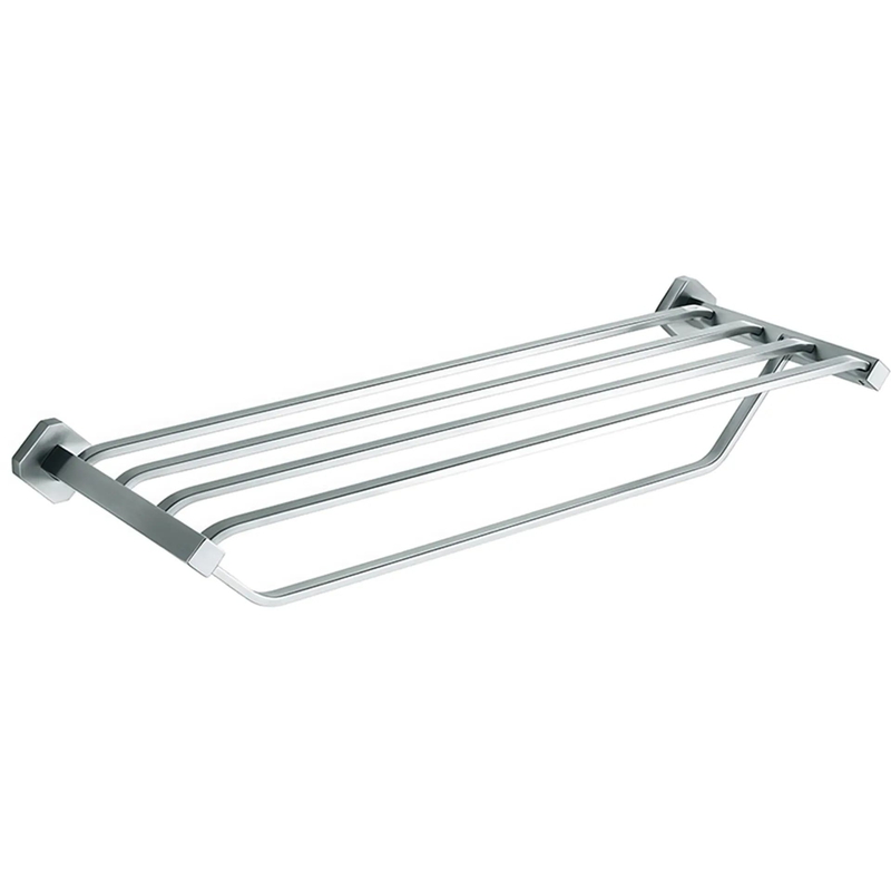 Giá để khăn trong nhà tắm 2 tầng bề mặt xước Hiwin Y-839