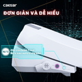 Bồn cầu 2 khối nắp thông minh tự động đóng mở Caesar CD1342/TAF610H