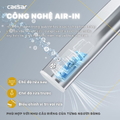 Bồn cầu 2 khối nắp thông minh tự động đóng mở Caesar CD1342/TAF610H