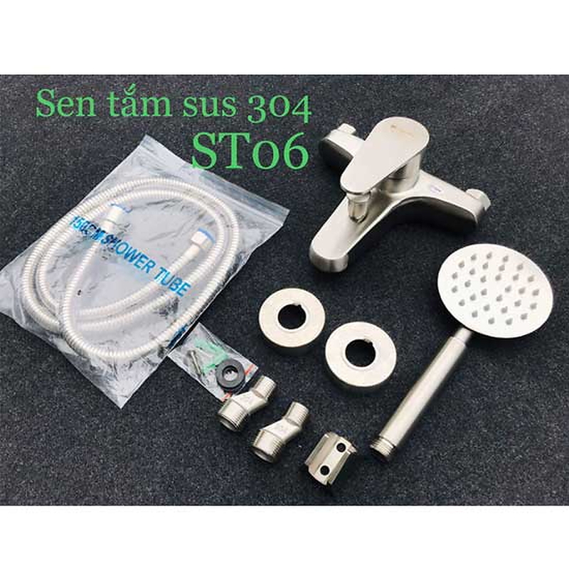 Sen tắm inox 304 hai chân Kagol ST06