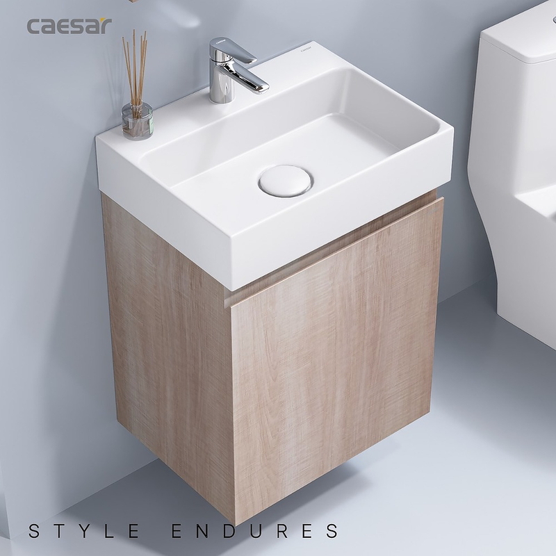 Tủ Lavabo treo tường Caesar EH05259AW7V(Không bao gồm vòi + chậu)