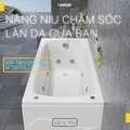 Bồn tắm chân yếm 1.7M CAESAR MT0670R( Xả phải yếm trái)