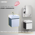Tủ Lavabo treo tường Caesar EH05261ATGV(Không bao gồm vòi + chậu)