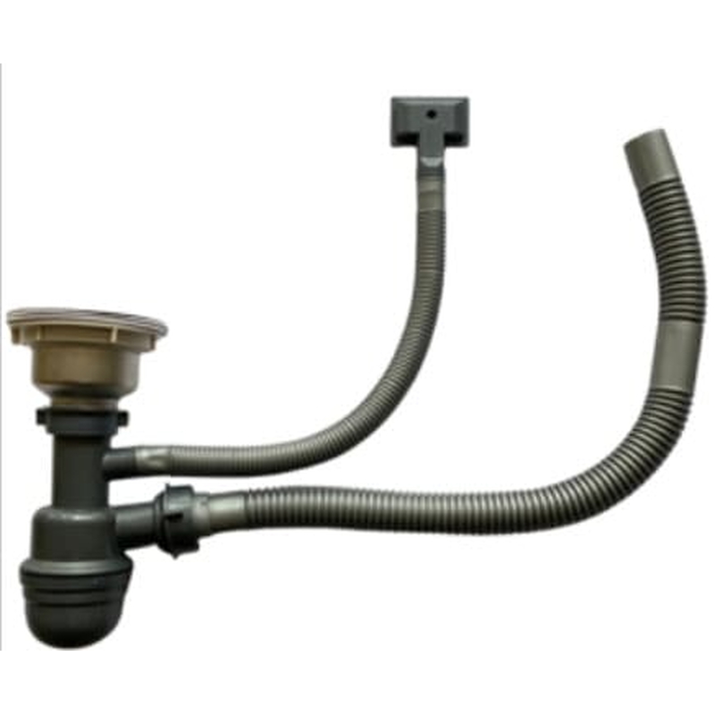 Bộ xi phông chậu rửa bát 1 hố chính hãng Caesar KSF001