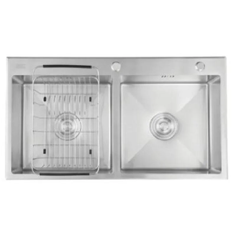 Chậu Rửa Chén Inox 2 Hộc Caesar KSH02H082SE