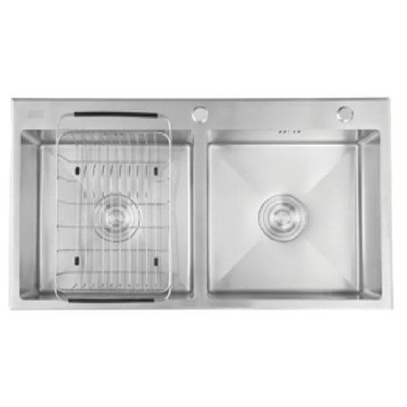 Chậu Rửa Chén Inox 2 Hộc Caesar KSH02H082SE