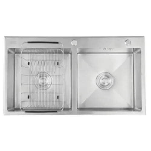 Chậu Rửa Chén Inox 2 Hộc Caesar KSH02H082SE