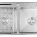 Chậu Rửa Chén Inox 2 Hộc Caesar KSH02H082SE