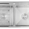 Chậu Rửa Chén Inox 2 Hộc Caesar KSH02H082SE