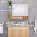 Tủ gương treo phòng tắm CAESAR EM01100W7V